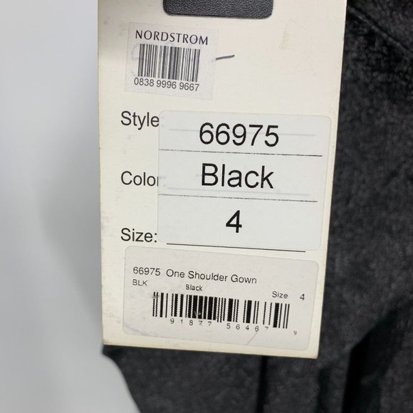 Mac Duggal Dress 66975 One Shoulder Metallic Ruffled Evening Gown - Picture 8 of 16